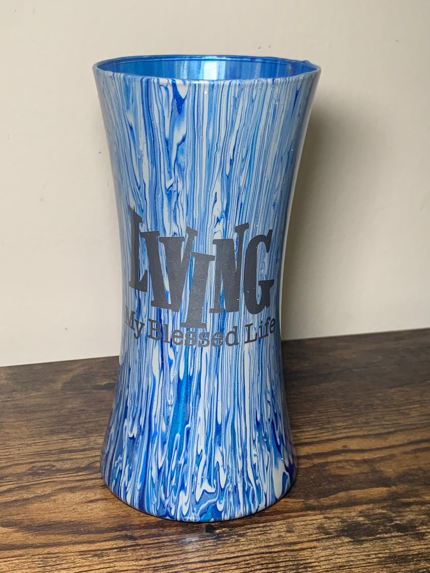 VASES, 8" HOURGLASS