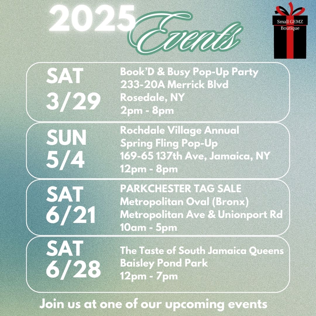 EVENT - 2025 EVENTS SCHEDULE