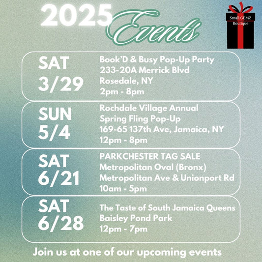 EVENT - 2025 EVENTS SCHEDULE