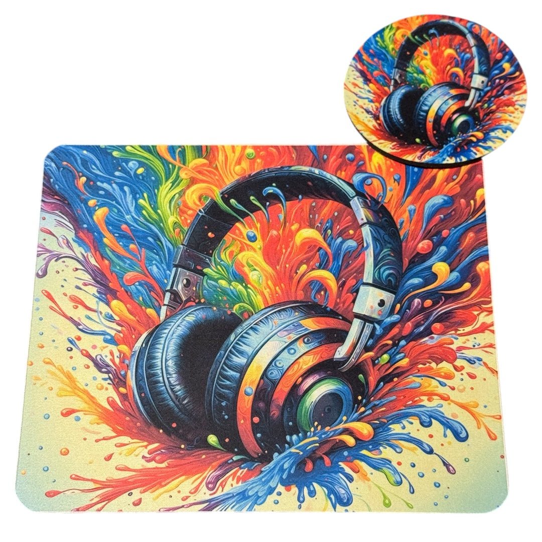 MOUSE PAD and COASTER SET