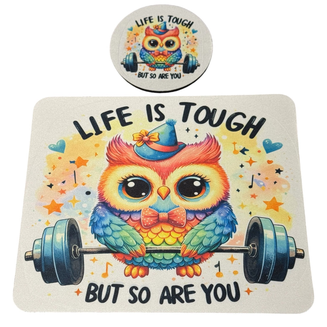 MOUSE PAD and COASTER SET