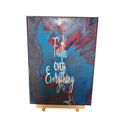 Pour Paint Canvas Board_FAITH OVER EVERYTHING