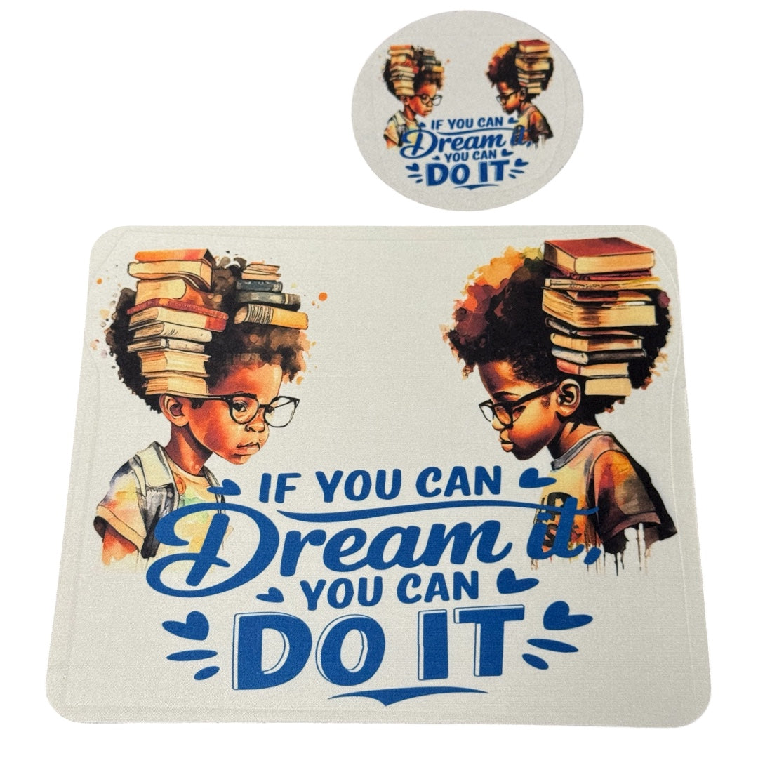 MOUSE PAD and COASTER SET