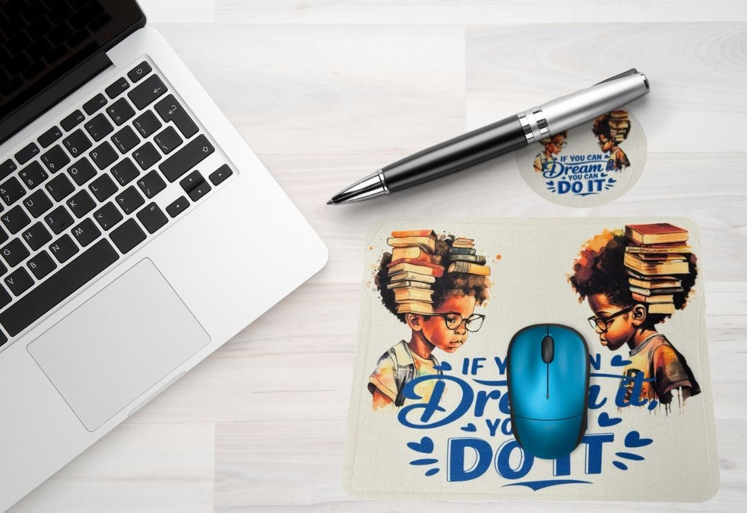 MOUSE PAD and COASTER SET