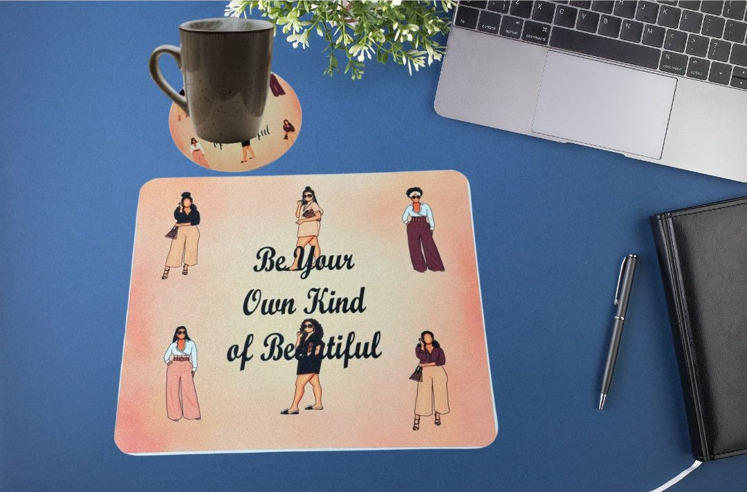 MOUSE PAD and COASTER SET